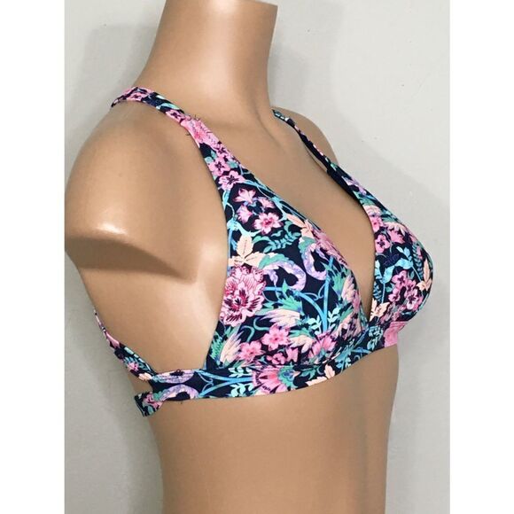New. Jessica Simpson floral support bikini top. - Picture 3 of 9